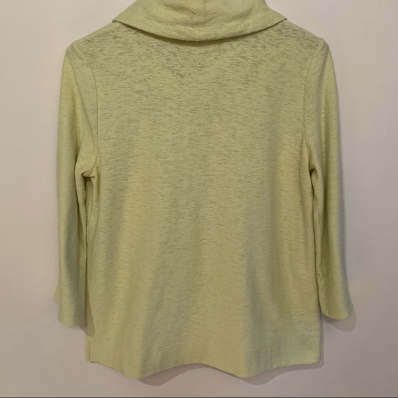 J Jill Cowl-neck Cotton blend Pullover Top - Picture 3 of 7